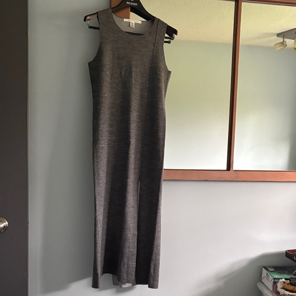 Max Studio Charcoal Sleeveless Maxi Dress